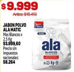 Makro Ala jabon polvo ala matic oferta