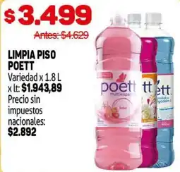Makro Poett limpia piso oferta