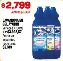 Makro Ayudin lavandina en gel oferta