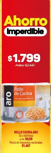 Makro Aro rollo de cocina oferta