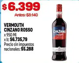 Makro Cinzano vermouth rosso oferta