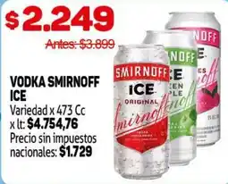 Makro Vodka smirnoff ice oferta