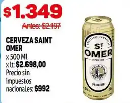 Makro Saint omer cerveza oferta