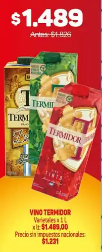 Makro Termidor vino oferta