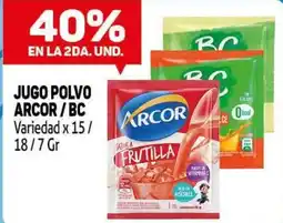 Makro Arcor jugo polvo oferta