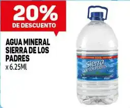 Makro Sierra de los padres agua mineral oferta
