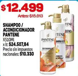 Makro Pantene shampoo / acondicionador oferta