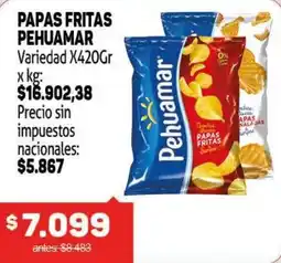 Makro Pehuamar papas fritas oferta