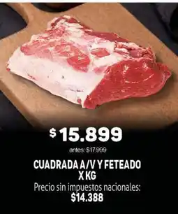 Makro Cuadrada a/v y feteado oferta