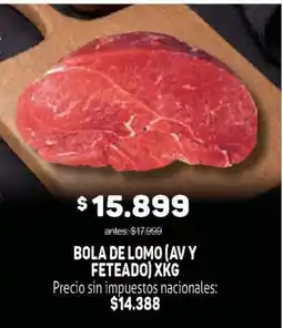 Makro Bola de lomo (av y feteado) oferta