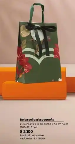 Natura Bolsa solidaria pequeña (186499) oferta