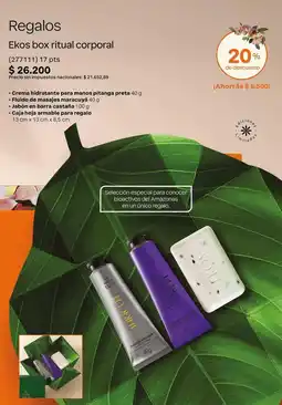 Natura Natura - ekos box ritual corporal oferta