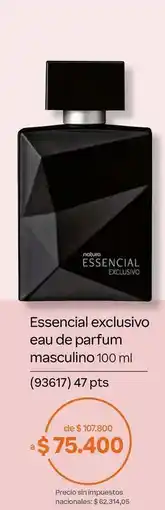 Natura Natura - essencial exclusivo eau de parfum masculino 100 ml oferta
