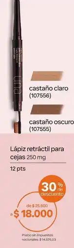 Natura Lápiz retráctil para cejas 250 mg oferta