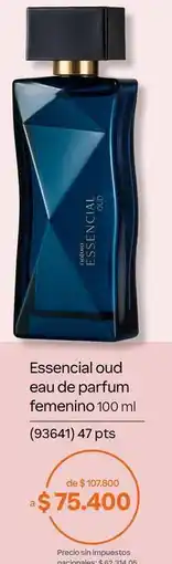 Natura Natura - essencial oud eau de parfum femenino 100 ml (93641) oferta