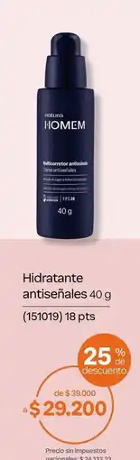 Natura Natura - hidratante antiseñales 40 g (151019) oferta