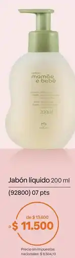 Natura Natura - jabón líquido 200 ml oferta