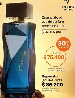Natura Natura - essencial oud eau de parfum femenino 100 ml (93641) oferta