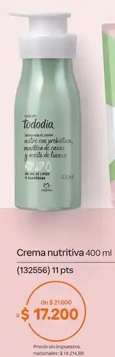 Natura Natura - crema nutritiva 400 ml (132556) oferta
