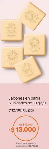 Natura Jabones en barra oferta