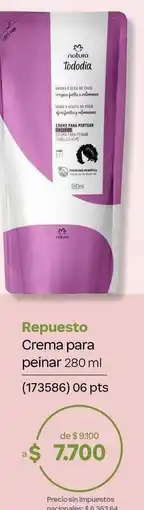 Natura Natura - repuesto crema para peinar 280 ml oferta