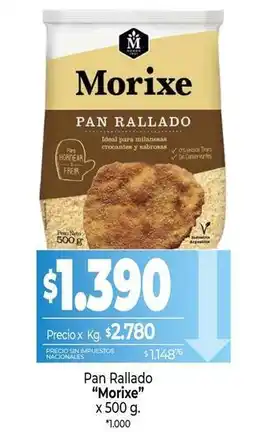 La Anonima Morixe - pan rallado oferta