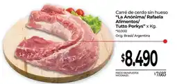 La Anonima Tutto - carré de cerdo sin hueso oferta