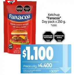 La Anonima Fanacoa - ketchup doy pack oferta
