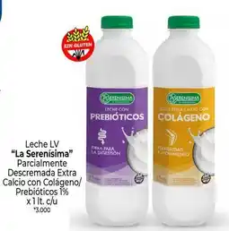 La Anonima La serenísima - leche lv parcialmente descremada extra calcio con colágeno/prebióticos 1% oferta