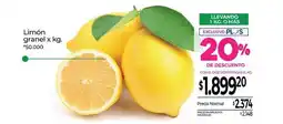 La Anonima Limón granel x kg oferta