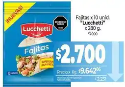 La Anonima Lucchetti - fajitas oferta