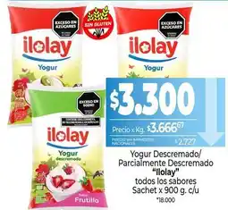 La Anonima Ilolay - yogur descremado/parcialmente descremado oferta