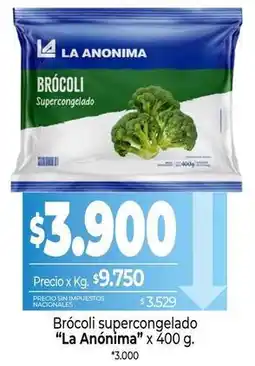 La Anonima La anónima - brócoli supercongelado oferta