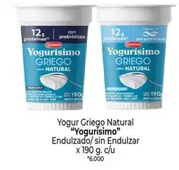La Anonima Yogurísimo - yogur griego natural oferta