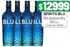 Spirito - spirito blu gin london dry 700 cc