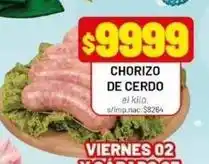 Almacor Chorizo de cerdo el kilo oferta