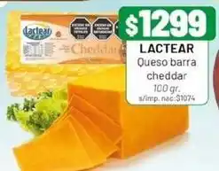 Lactear - queso barra cheddar