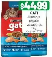 Almacor Gati - alimento p/gato vs sabores oferta