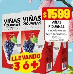 Almacor Viñas riojanas - vino de mesa tinto tetra brick oferta