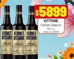 Almacor Vittone - fernet cl uevo sico oferta