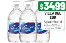 Almacor Villa del sur - agua mineral bidón 6200 cc oferta