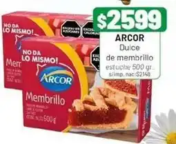 Almacor Arcor - dulce de membrillo estuche oferta