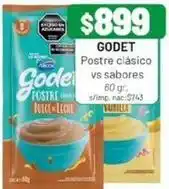 Almacor Godet - postre clásico vs sabores oferta