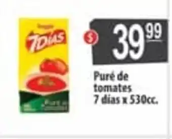 Autoservicio Capo Puré de tomates 7 dias x 530cc oferta