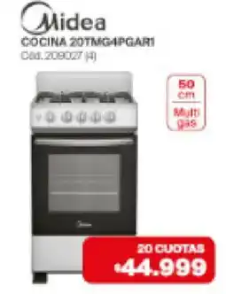 Naldo Lombardi Midea cocina 20tmG4PGAR1 oferta
