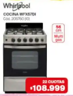 Naldo Lombardi Whirlpool cocina wf x57di oferta