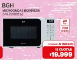 Naldo Lombardi Bgh microondas b120db20i oferta
