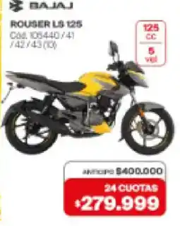 Naldo Lombardi Bajaj Rouser LS 125 oferta