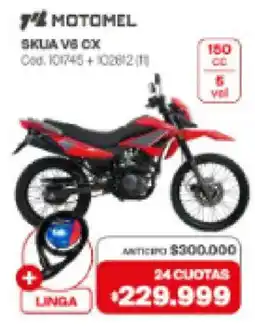 Naldo Lombardi Motomel skua v8 cx oferta