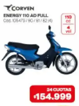 Naldo Lombardi Corven energy 110 ad full oferta